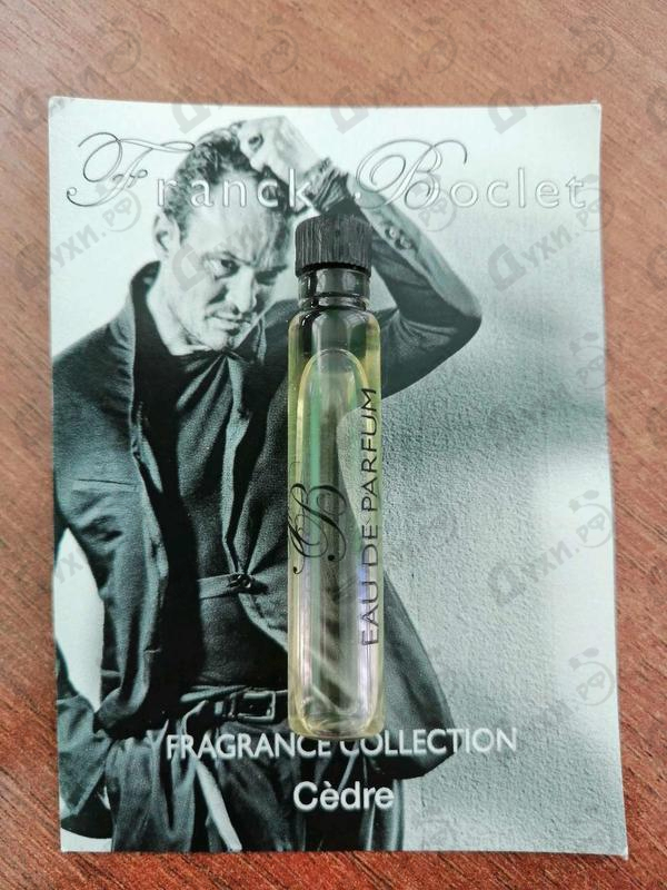 Духи Cedre от Franck Boclet Отзыв Franck Boclet Cedre