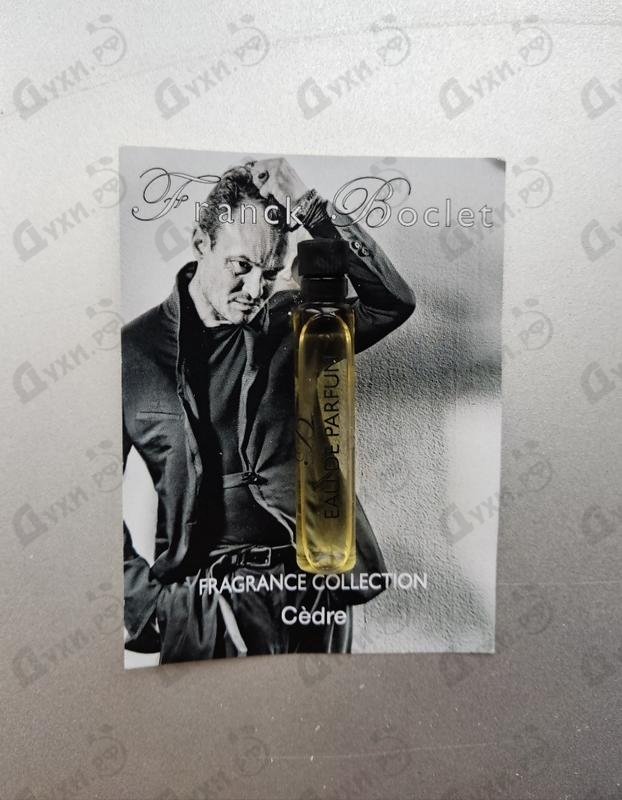 Купить Franck Boclet Cedre Парфюмерия Cedre от Franck Boclet