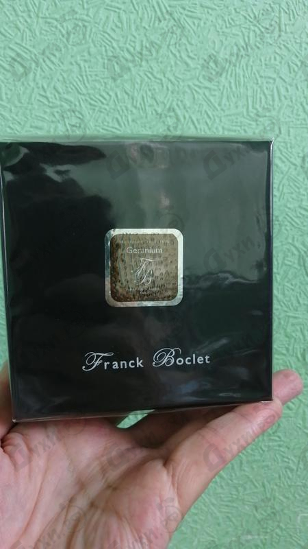 Отзывы Franck Boclet Geranium Парфюмерия Geranium от Franck Boclet