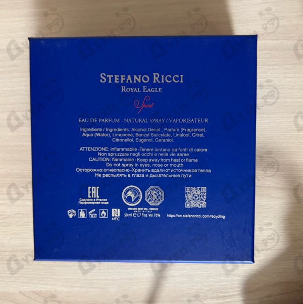 Духи Royal Eagle Sport от Stefano Ricci