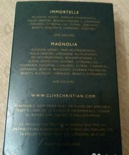 Духи VIII Rococo Magnolia от Clive Christian Купить Clive Christian VIII Rococo Magnolia