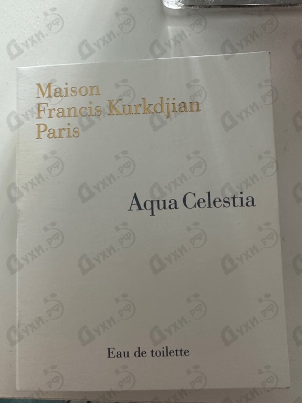 Духи Aqua Celestia от Maison Francis Kurkdjian