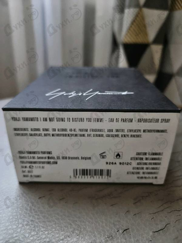 Купить I'm Not Going To Disturb You Femme от Yohji Yamamoto