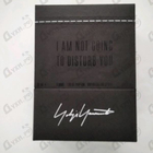 Отзыв Yohji Yamamoto I'm Not Going To Disturb You Femme