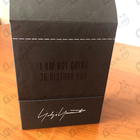 Отзыв Yohji Yamamoto I'm Not Going To Disturb You Femme