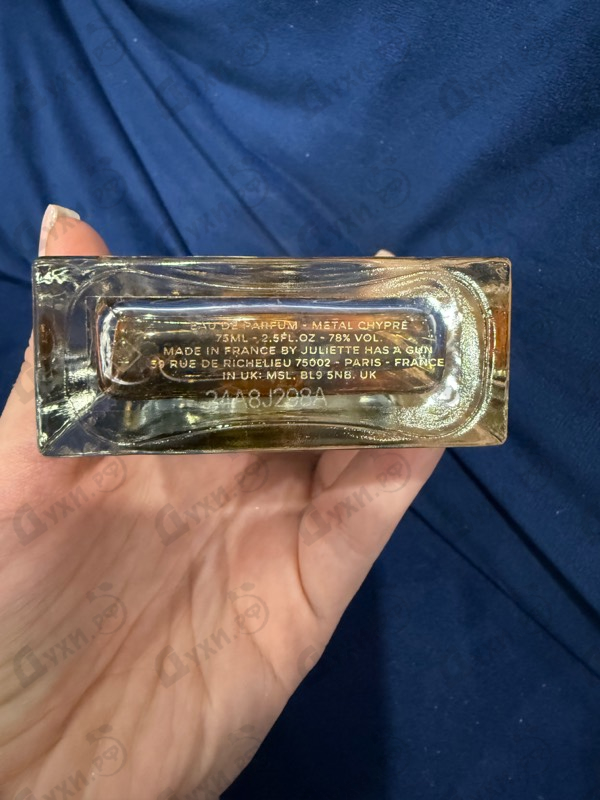 Парфюмерия Juliette Has A Gun Metal Chypre
