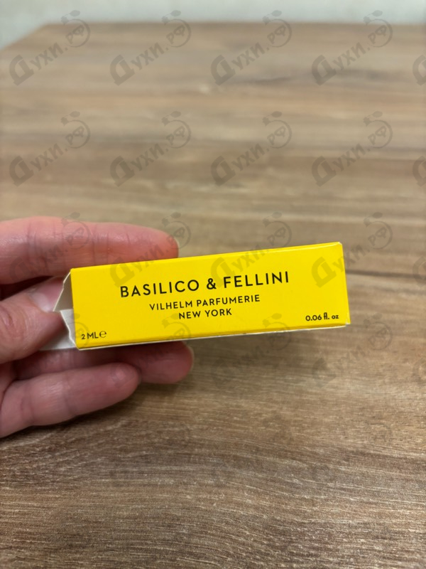 Парфюмерия Basilico & Fellini от Vilhelm Parfumerie