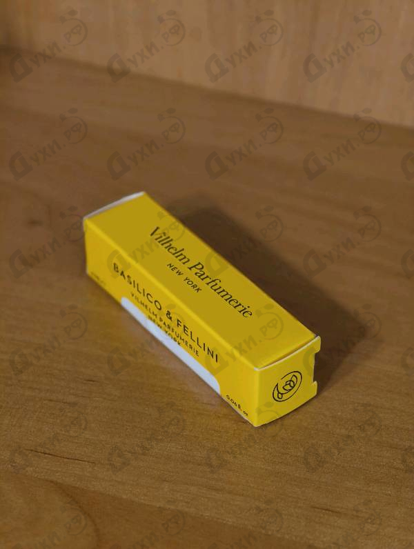 Парфюмерия Basilico & Fellini от Vilhelm Parfumerie