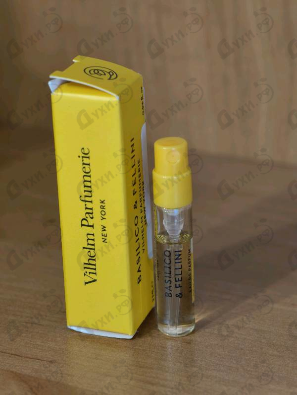 Парфюмерия Basilico & Fellini от Vilhelm Parfumerie