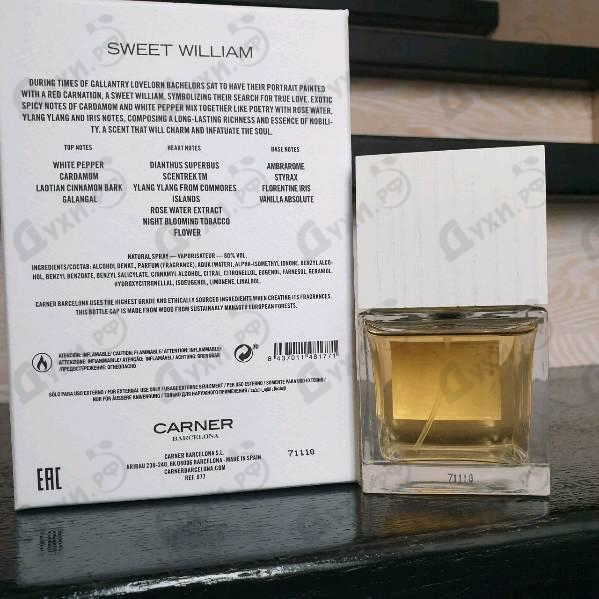 Купить Carner Barcelona Sweet William Парфюмерия Sweet William от Carner Barcelona