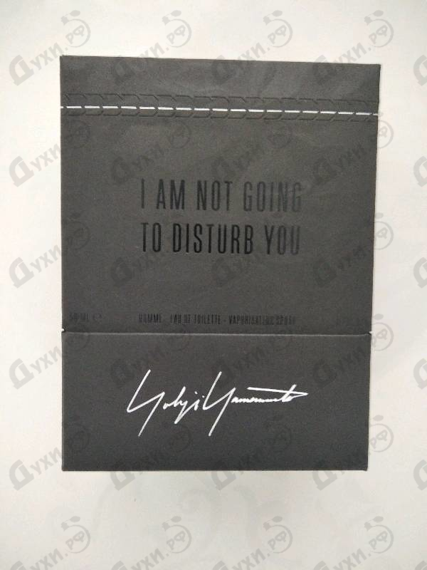 Отзыв Yohji Yamamoto I'm Not Going To Disturb You Homme