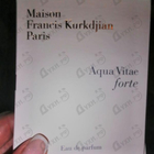Парфюм Maison Francis Kurkdjian Aqua Vitae Forte