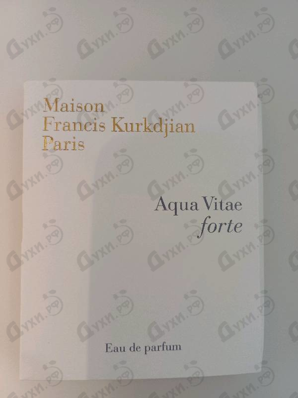 Духи Aqua Vitae Forte от Maison Francis Kurkdjian