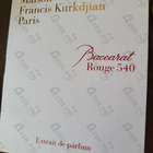 Отзывы Maison Francis Kurkdjian Baccarat Rouge 540 Extrait De Parfum