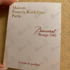 Отзыв Maison Francis Kurkdjian Baccarat Rouge 540 Extrait De Parfum