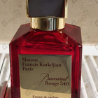 Отзывы Maison Francis Kurkdjian Baccarat Rouge 540 Extrait De Parfum