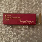 Отзыв Maison Francis Kurkdjian Baccarat Rouge 540 Extrait De Parfum
