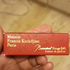 Отзыв Maison Francis Kurkdjian Baccarat Rouge 540 Extrait De Parfum