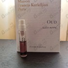 Духи Oud Satin Mood Extrait De Parfum от Maison Francis Kurkdjian