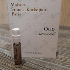 Отзыв Maison Francis Kurkdjian Oud Satin Mood Extrait De Parfum