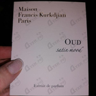 Отзывы Maison Francis Kurkdjian Oud Satin Mood Extrait De Parfum