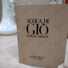 Отзыв Giorgio Armani Acqua Di Gio Absolu