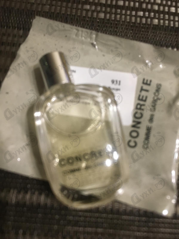 Духи Concrete от Comme Des Garcons