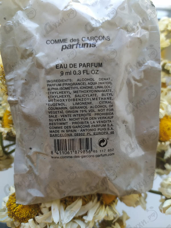 Парфюмерия Comme Des Garcons Concrete