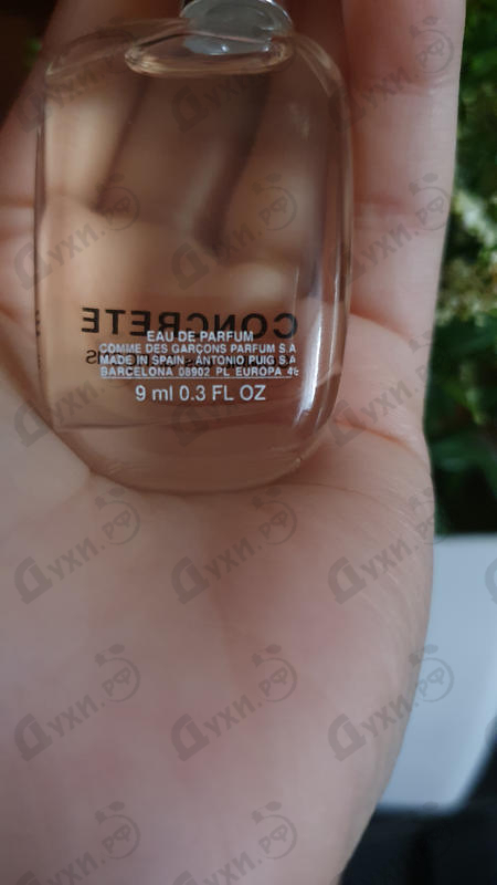 Духи Concrete от Comme Des Garcons