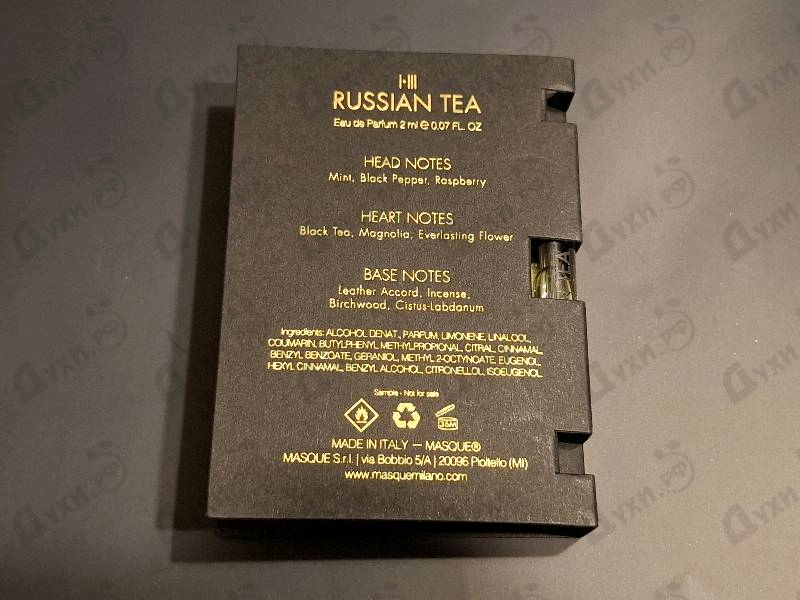 Парфюмерия Russian Tea от Masque Milano