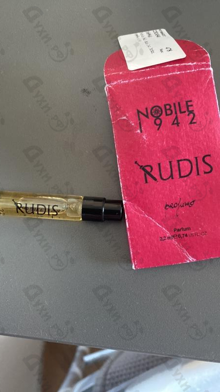 Отзыв Nobile 1942 Rudis Парфюмерия Rudis от Nobile 1942