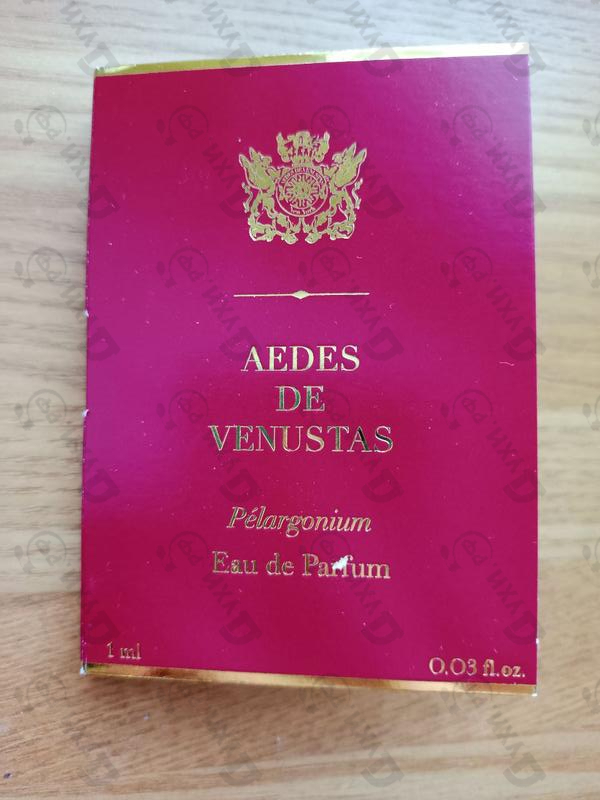 Парфюмерия Pelargonium от Aedes de Venustas