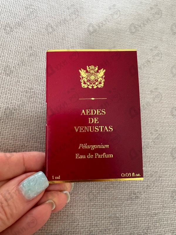 Парфюмерия Pelargonium от Aedes de Venustas