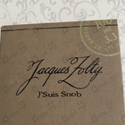 Отзыв Jacques Zolty J'suis Snob