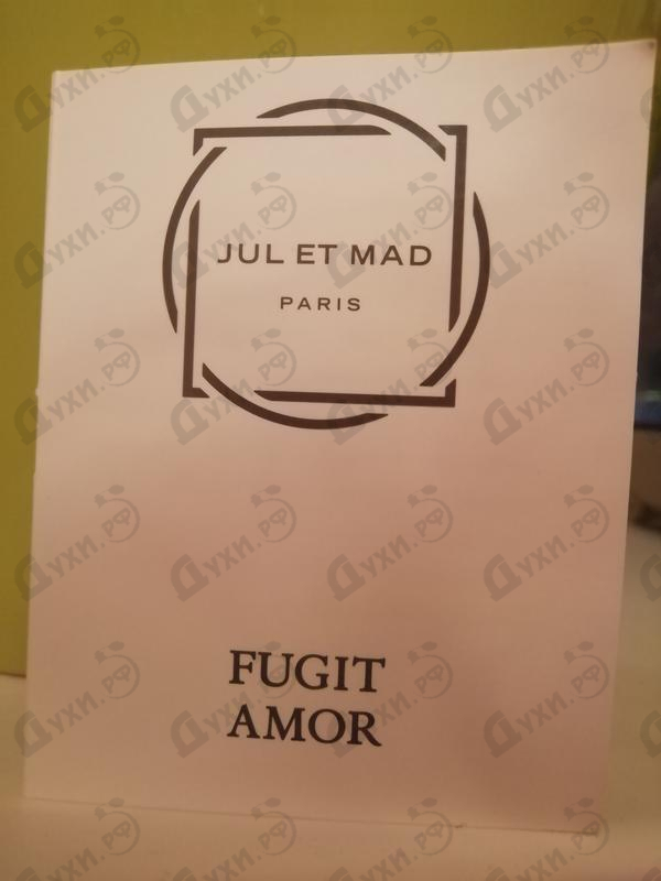 Парфюмерия Fugit Amor от Jul Et Mad