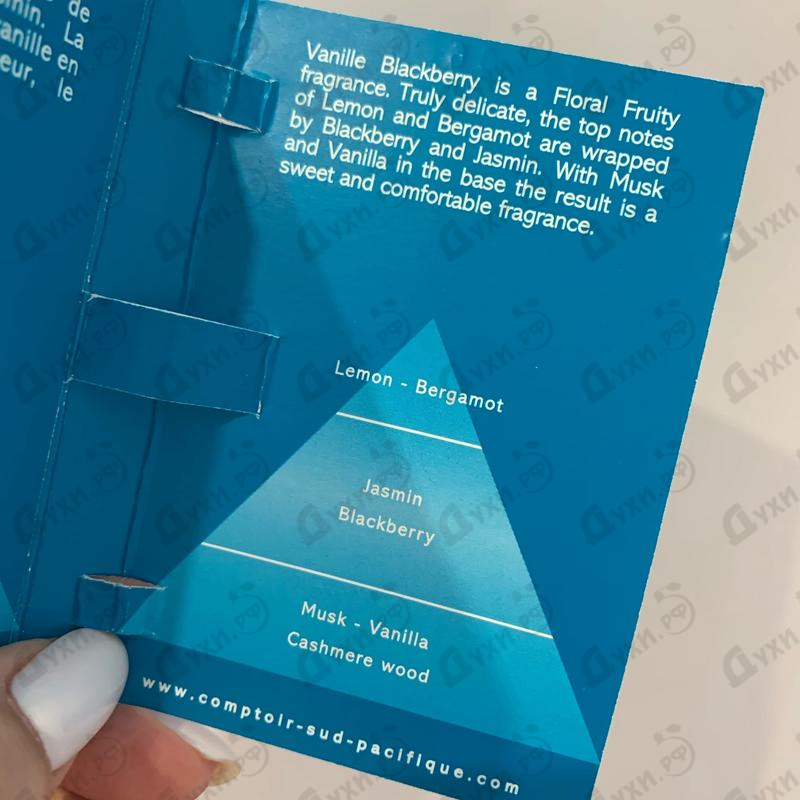 Купить Vanille Blackberry от Sud Pacifique Отзывы Sud Pacifique Vanille Blackberry