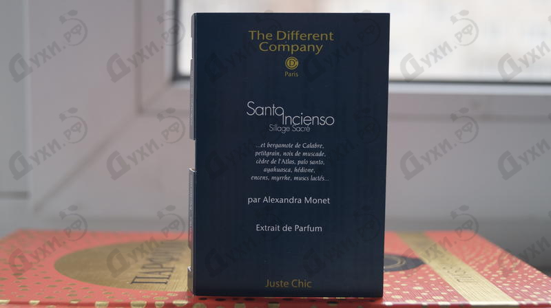 Парфюмерия Santo Incienso, Sillage Sacre от The Different Company