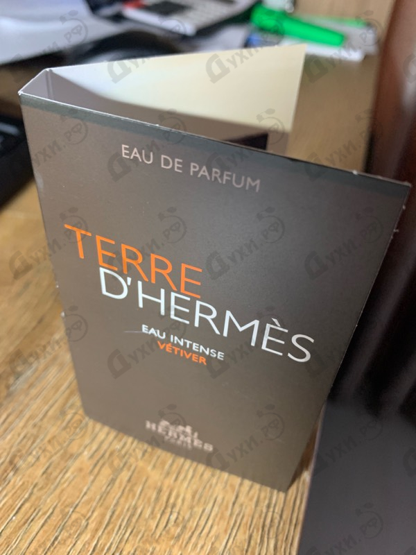 Отзыв Hermes Terre D'hermes Eau Intense Vetiver