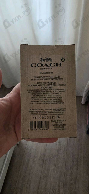 Отзыв Coach Coach Platinum