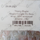 Отзывы Thierry Mugler Mugler Cologne Fly Away