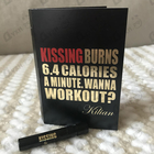 Отзыв Kilian Kissing Burns 6.4 Calories An Minute. Wanna Work Out?