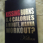 Отзыв Kilian Kissing Burns 6.4 Calories An Minute. Wanna Work Out?