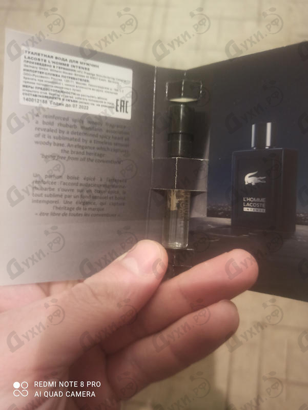 Купить L'homme Intense от Lacoste