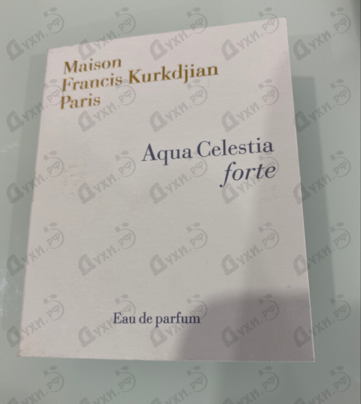 Парфюмерия Aqua Celestia Forte от Maison Francis Kurkdjian