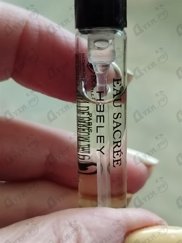 Парфюмерия Eau Sacree от Heeley Отзывы Heeley Eau Sacree