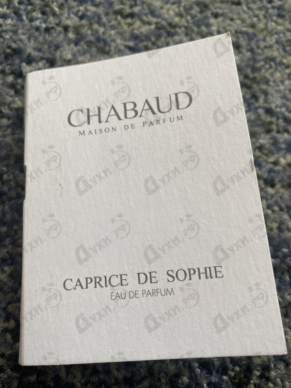 Отзыв Chabaud Maison de Parfum Caprice De Sophie