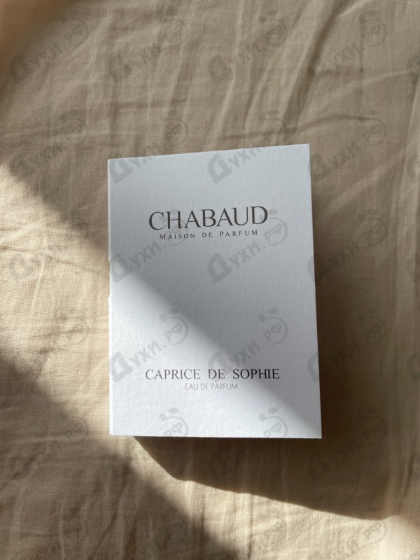 Духи Caprice De Sophie от Chabaud Maison de Parfum