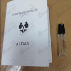 Отзывы Eau D`Italie Altaia Tuberose in Blue