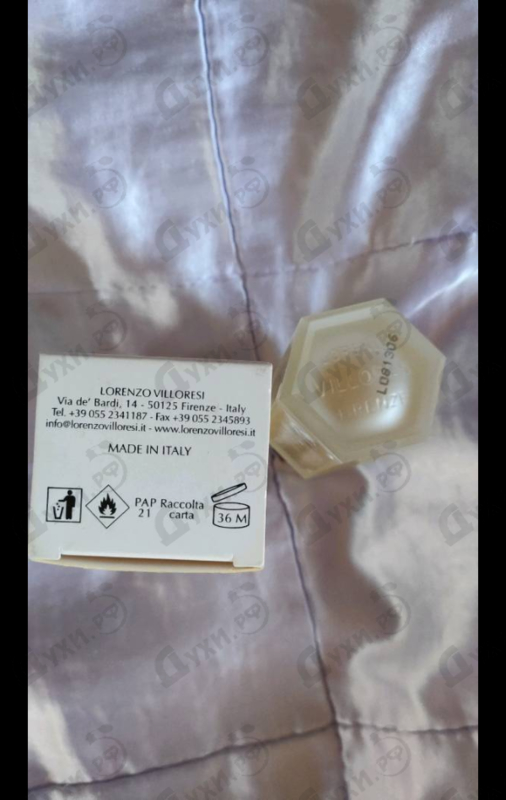 Духи Teint De Neige от Lorenzo Villoresi