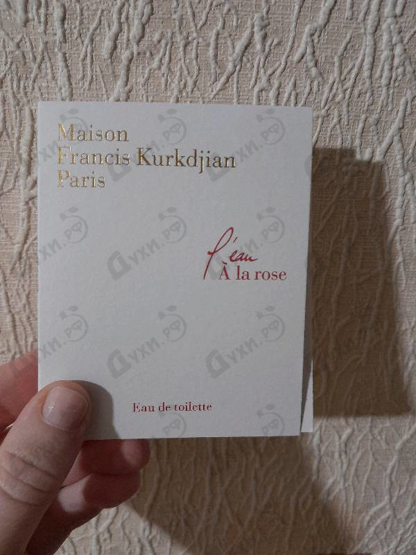 Парфюмерия L'eau A La Rose от Maison Francis Kurkdjian
